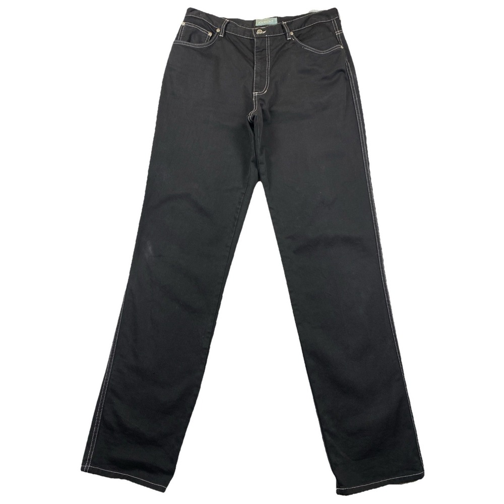 Vintage Iceberg History Sylvester Star Struck Black Jeans‎ Italy Men's 34x36